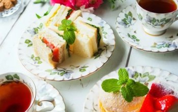 Čaj o páté v restauraci Chateau Ctěnice