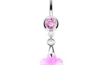 Piercing do pupíku - kytička - WP01297-Q