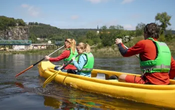Cyklo-vodácký pobyt s ubytováním v bungalovu  – dárek a zážitek