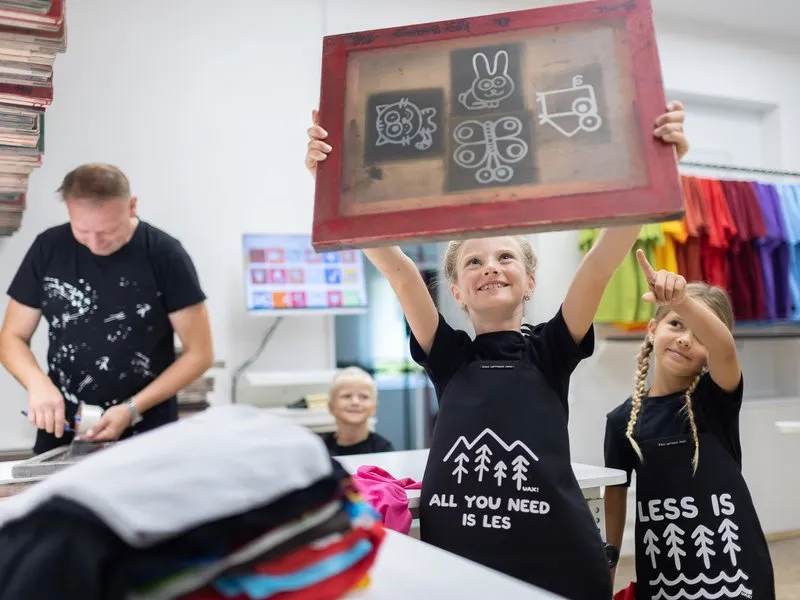 Workshop zážitkového tisknutí