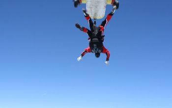 Tandemový seskok z 6 kilometrů