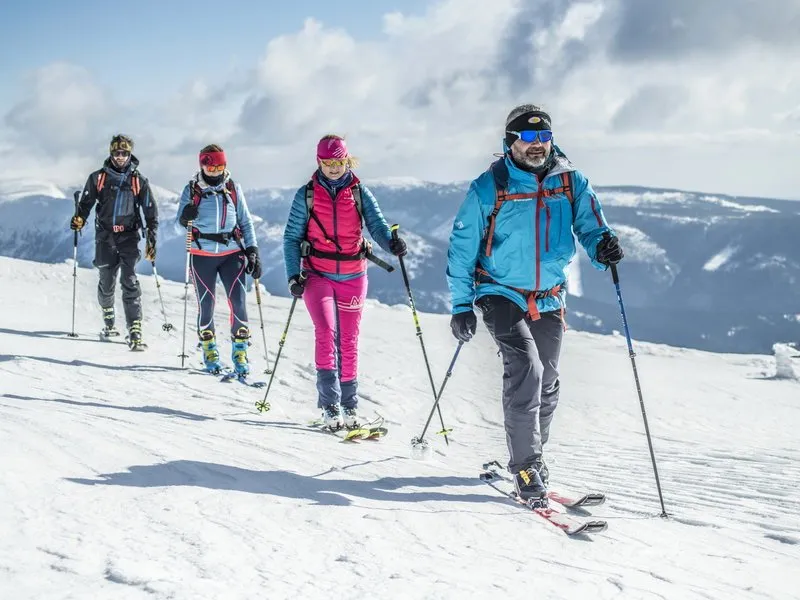 Krkonošská výprava na skialpech