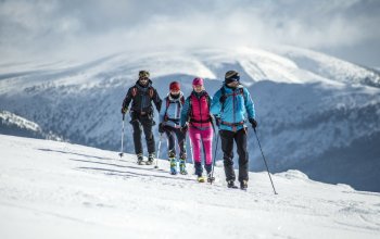 Krkonošská výprava na skialpech