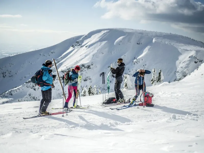 Krkonošská výprava na skialpech