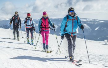 Krkonošská výprava na skialpech