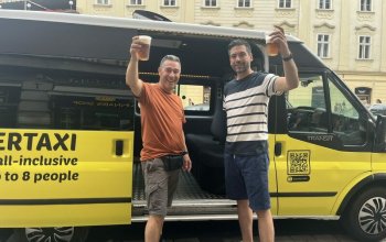 Beertaxi v Praze s neomezenou konzumací piva