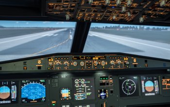 Autentický simulátor letu v Aibusu A320: Praha