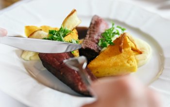 Čtyřchodové menu v restauraci Chateau Ctěnice