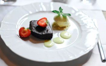 Čtyřchodové menu v restauraci Chateau Ctěnice