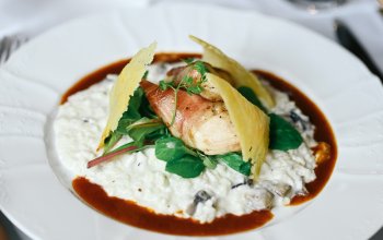 Čtyřchodové menu v restauraci Chateau Ctěnice