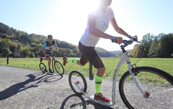 Akční den na koloběžce a kánoi