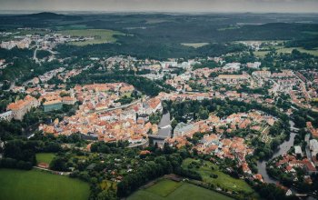 Vyhlídkový let vrtulníkem nad památkami