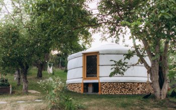 Glamping v boho jurtě u Břeclavi