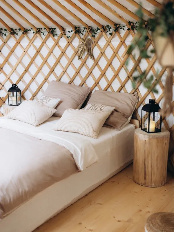 Glamping v boho jurtě u Břeclavi