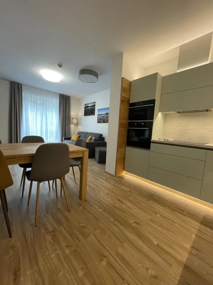 Moderní krkonošské apartmány uprostřed lesů