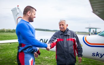 Vzrušující pilotování letadla na zkoušku