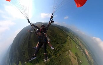 Tandem paragliding po celé ČR jako dárek