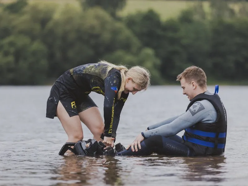 Flyboardová rozlučka se svobodou