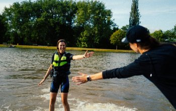 Flyboardová rozlučka se svobodou