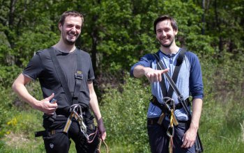 Bungee jumping z nejvyššího mostu ČR