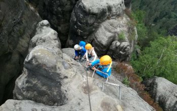 Via ferrata se zkušeným instruktorem