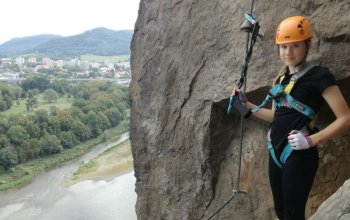 Via ferrata se zkušeným instruktorem