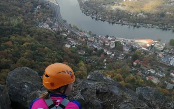 Via ferrata se zkušeným instruktorem