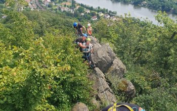 Via ferrata se zkušeným instruktorem
