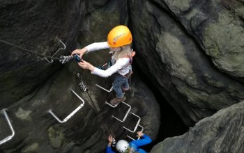 Via ferrata se zkušeným instruktorem