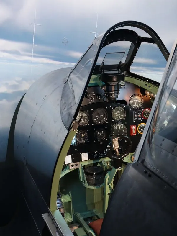 Letecký simulátor letounu Spitfire Mk.IX