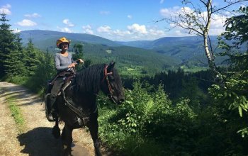 Celodenní výlet na koních v Beskydech, Slovensko