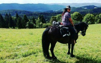 Celodenní výlet na koních v Beskydech, Slovensko