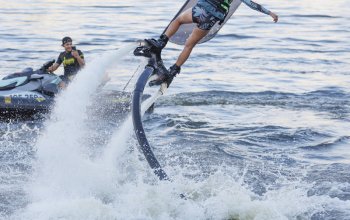 VIP lekce flyboardingu s mistrem ČR