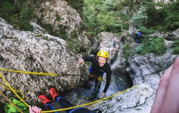 Canyoning ve Slovinsku