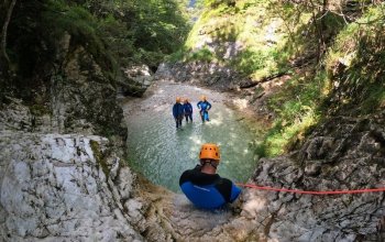 Canyoning ve Slovinsku