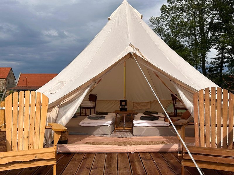 Glamping na farmě