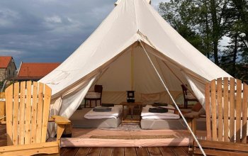 Glamping na farmě na Kutnohorsku 