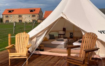 Glamping na farmě na Kutnohorsku 