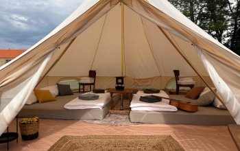 Glamping na farmě na Kutnohorsku 