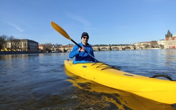 Plavba v seakajaku na Vltavě s instruktorem