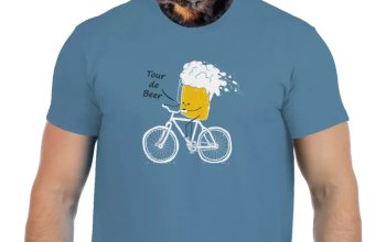Vtipné tričko Bastard: Tour de beer