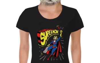 Vtipné tričko Bastard: Supermom