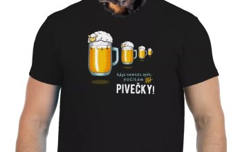 Vtipné tričko Bastard: Pivečky