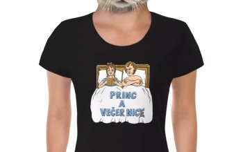 Vtipné tričko Bastard: Princ a večer nic