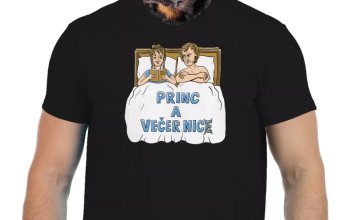 Vtipné tričko Bastard: Princ a večer nic