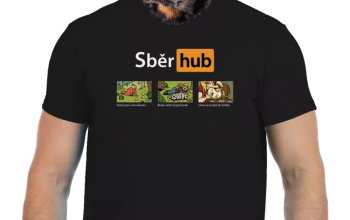 Vtipné tričko Bastard: Sběr hub