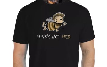 Vtipné tričko Bastard: Punks not med