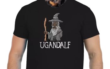 Vtipné tričko Bastard: Ugandalf