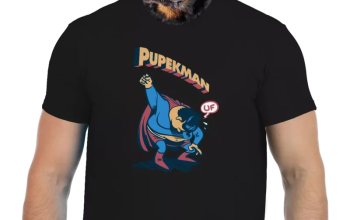 Vtipné tričko Bastard: Pupekman