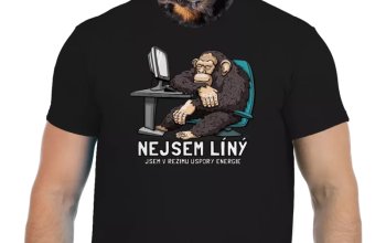 Vtipné tričko Bastard: Nejsem líný